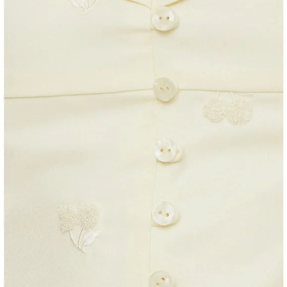 Nasty Gal cherry embroidered crop top - Picture 10 of 16